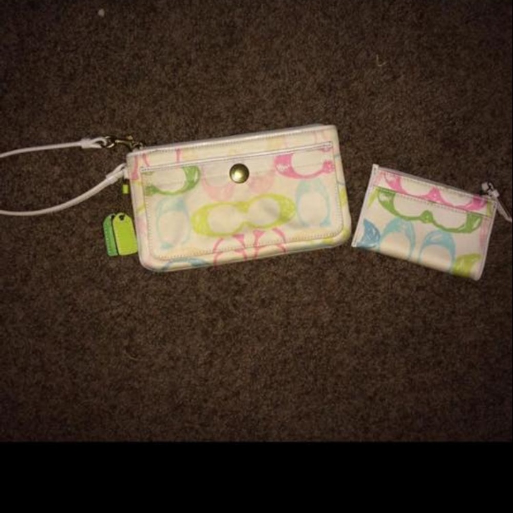 Coach Wristlet & Change Purse